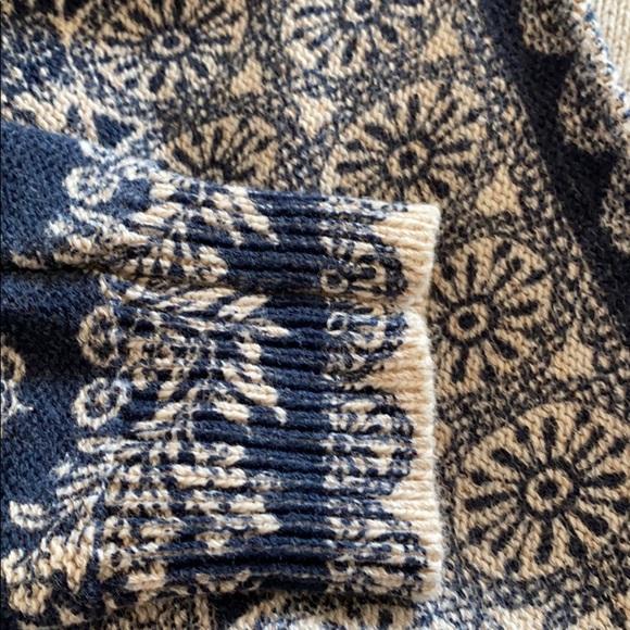 Boho 3/4 sleeve, open front, high low cardigan - Picture 5 of 5